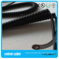 Flexible UV-resistant curly cord for DC motor